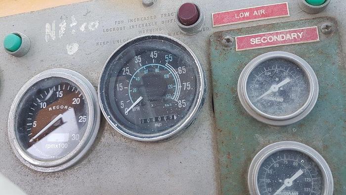 Used 1975 IDECO 4 Axle Carrier Style Oilfield Pump / Kill Truck