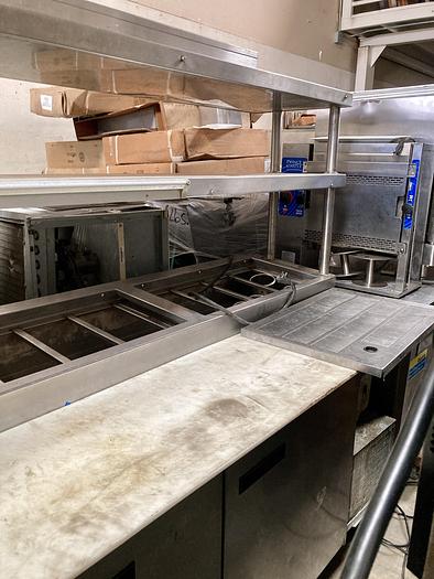 Used 6 ft Stainless Steel Table with side guards
