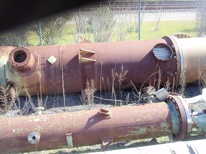 Used Heat Exchanger, Shell & Tube, 3800 SF, S/st, #Z419500