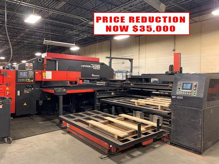 Used 1998 33 Ton Amada Vipros 358 King II CNC Turret Punch