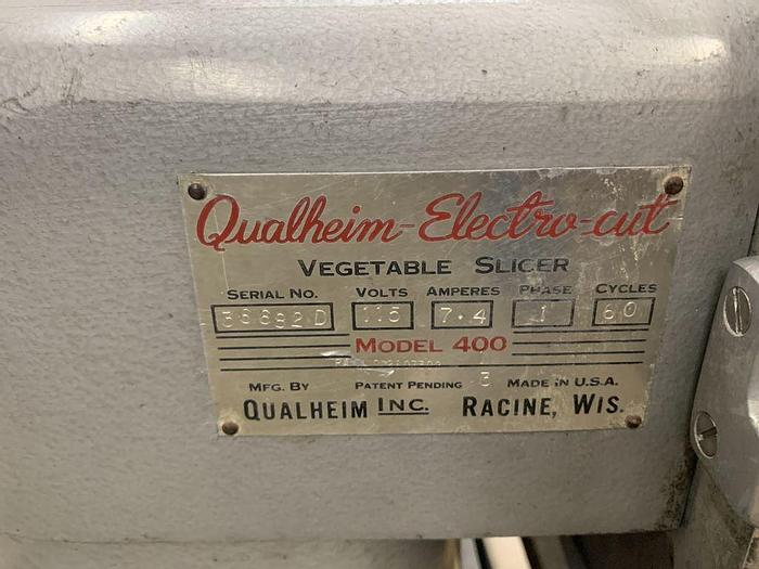 Used Slicer, Qualheim, Mdl 400, S/st, Electro-Cut #S744449