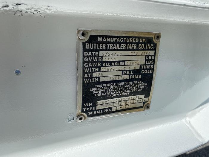 Used Butler BPHD 1500 SA EB Extendable Pole Trailer - H05776