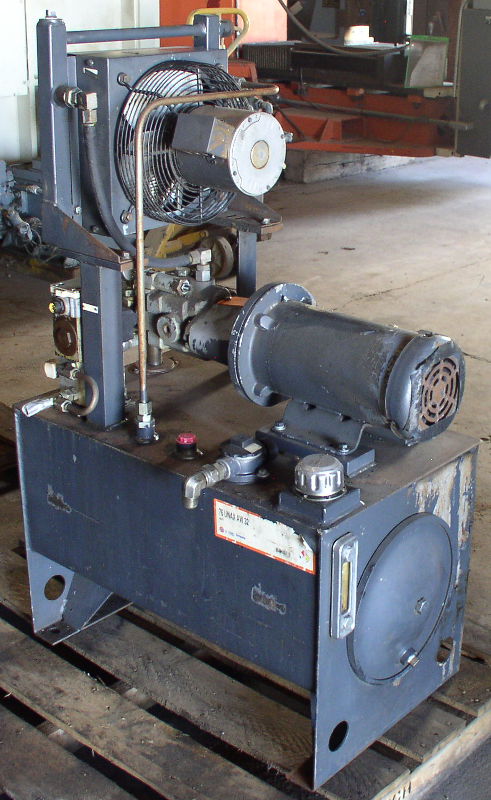 Used 3HP Continental Hydraulic Unit; 9.55 GPM; 3500 psi