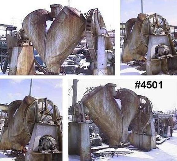 Used 60 CU. FT. P-K TWIN SHELL VACUUM DRYER – S/S