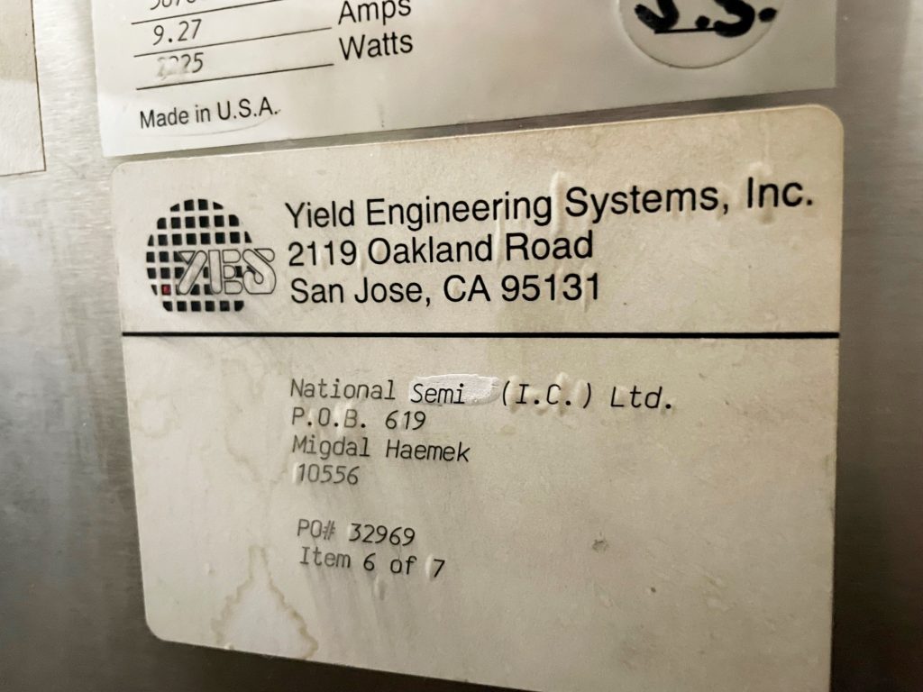 Used YES 1518 SME Vacuum Oven