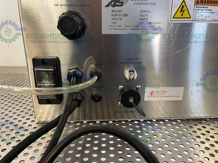 Used Accu-Seal Corporation 630CH-2B6 Constant Heat Sealer
