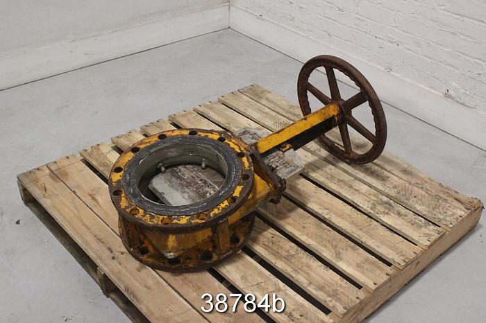 Used T. Mcavity And Sons 10" Hand Operated Knife Gate Valve, 7.25" Face to Face #38784