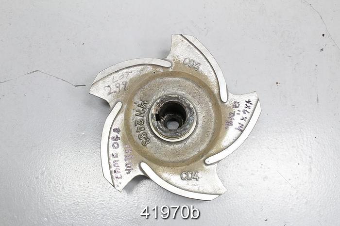 Used Goulds 3175 4x6x14 12" Diameter 5-Vane CD4 Impeller #41970