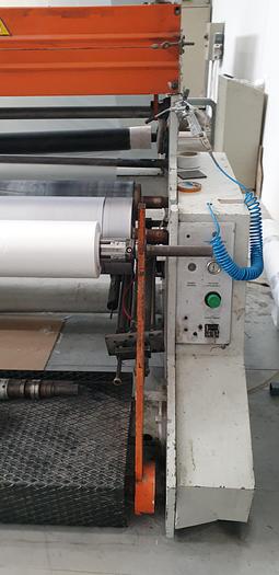 Used 1996 ZOCCHI  Motorized unwinding group and triangle single fold (for HDPE)