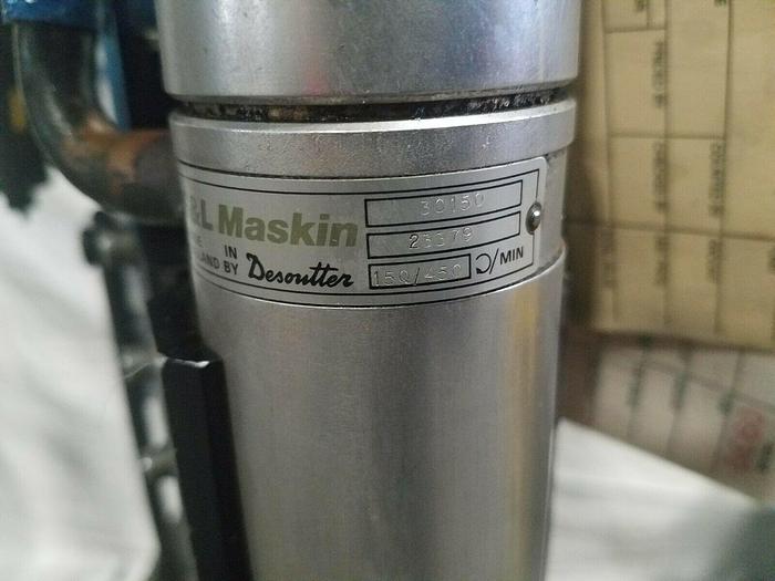 Used S & L Maskin Pneumatic Drill / Screw with Articulating Arm Reduces Fatigue