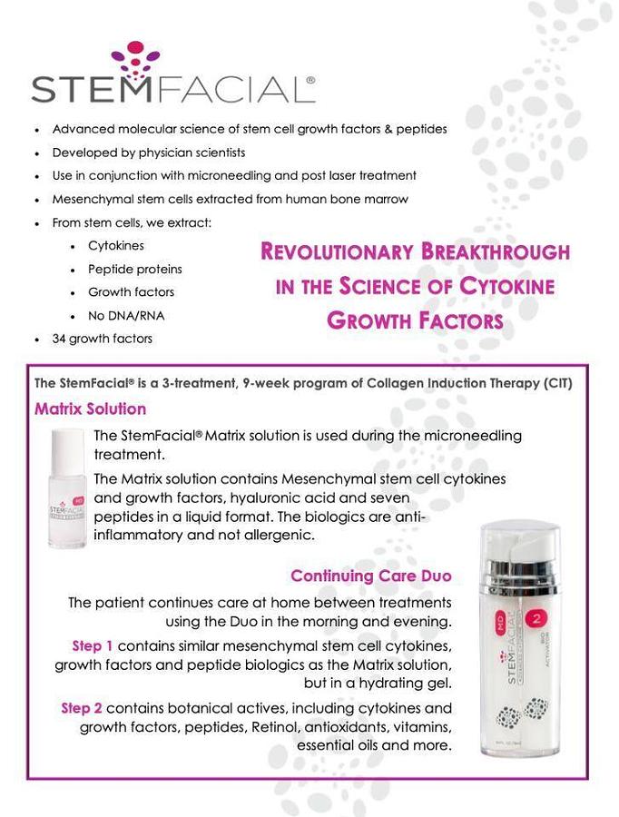 For Sale EMAGE PRO StemFacial Matrix Solution (5 ampules per pack, use one ampule per treatment)