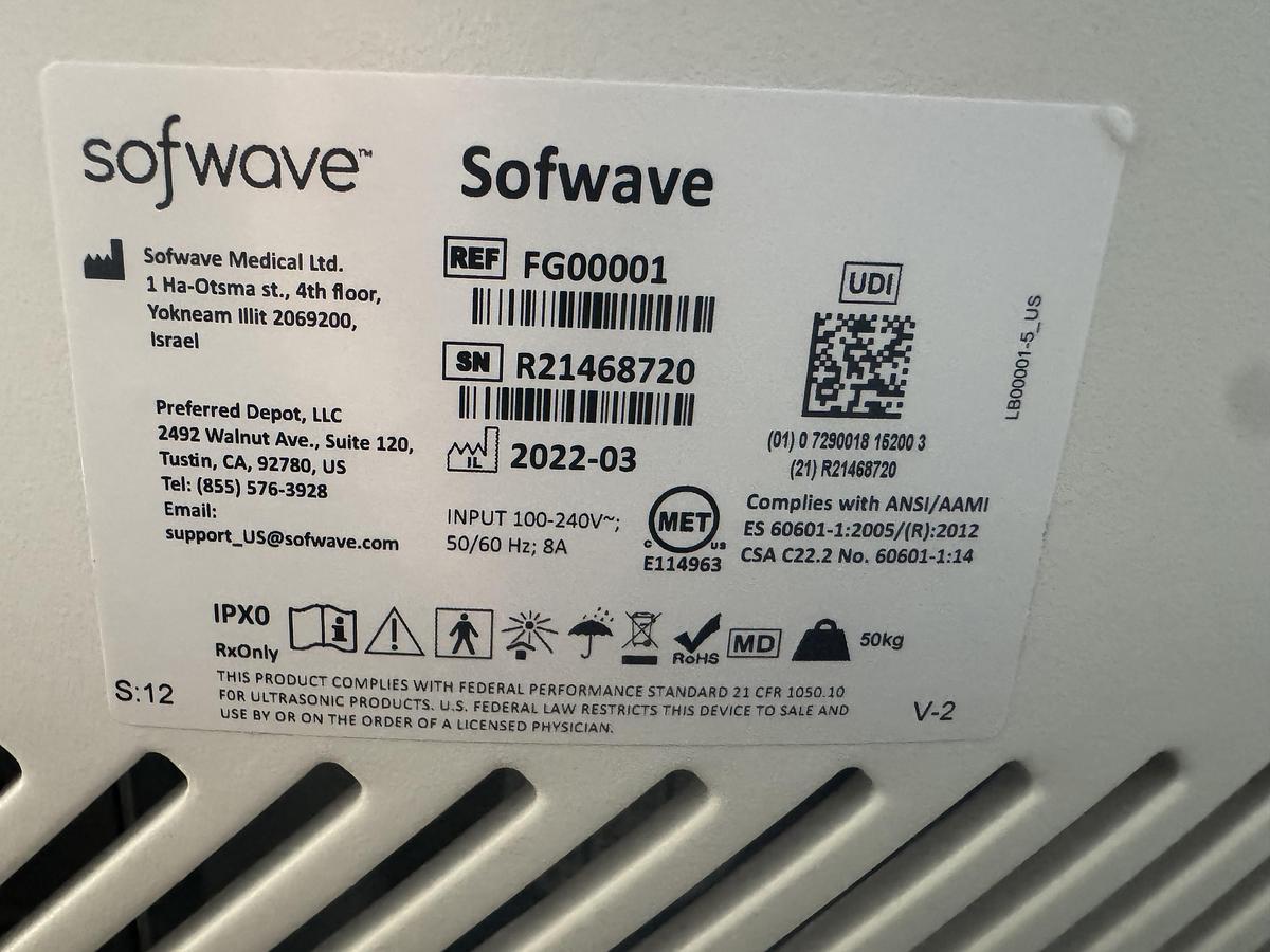 Used 2022 Sofwave Sofwave