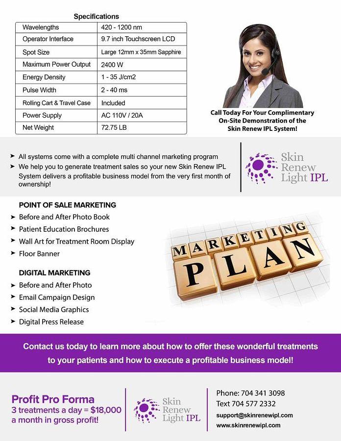 For Sale SKIN RENEW MEDICAL Skin Renew IPL Laser - IPL