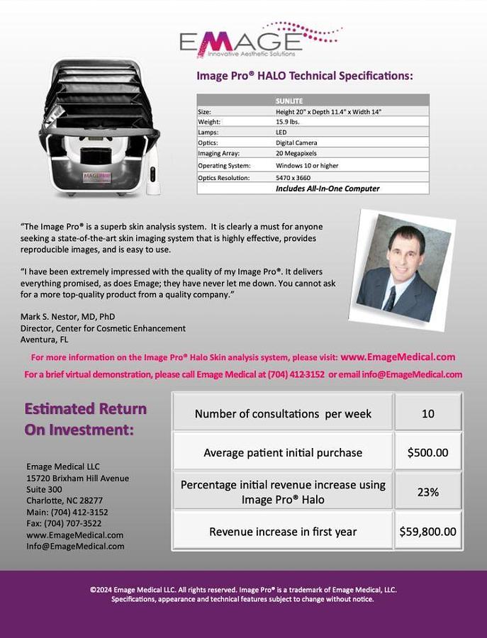 For Sale EMAGE NEW  Medical HYBRID Image PRO NEW