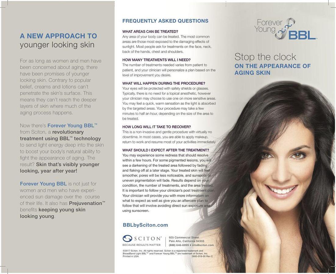 For Sale SCITON Forever Young BBL Laser - IPL