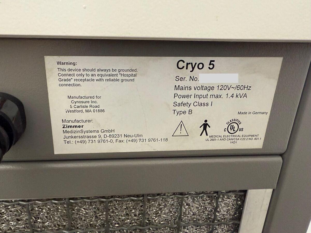Used ZIMMER Cryo 5