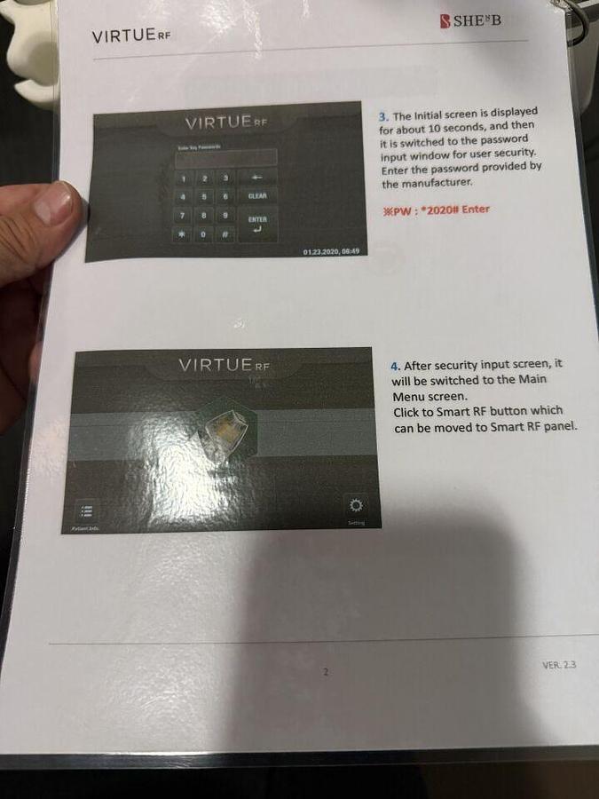 Used For Sale SHENB AMB CARTESSA Virtue RF Laser - Radio Frequency (RF)