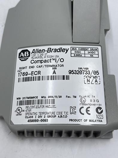 Used Allen-Bradley 1769-ECR Ser A