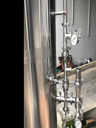 Used BSV 3.5 Bbl Stacked combi brite tank