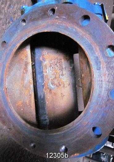Used Dezurik 118 Plug Valve, 10", Gear Operated #12305