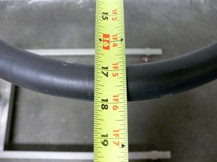 Used Tilting Stainless Steel Lab Glassware Rolling Stand / Clamp