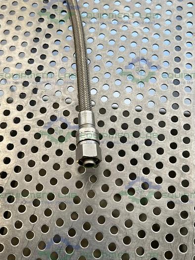 Used 35" Stainless Steel Braided Hose w/ 1/2" NPT Fittings