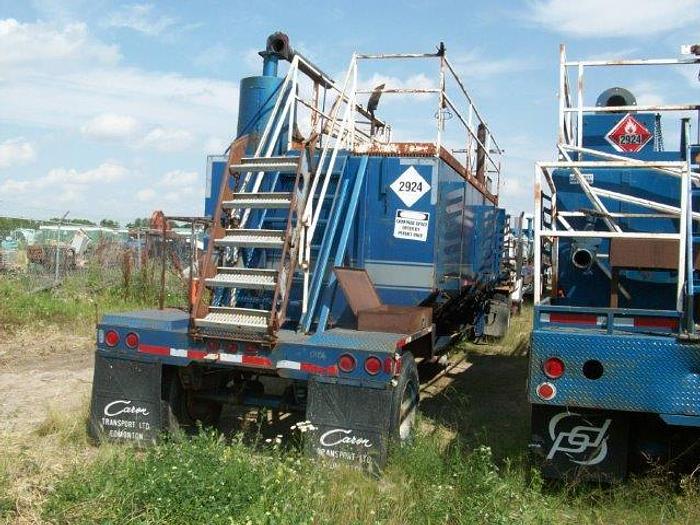 Used 22 m3 (140 BBL) Single Axle 5th Wheel Mud Tank Trailer