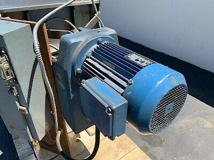 Used Jaygo 40 Cu Ft Stainless Steel Ribbon Blender w/ 7.5 HP Motor