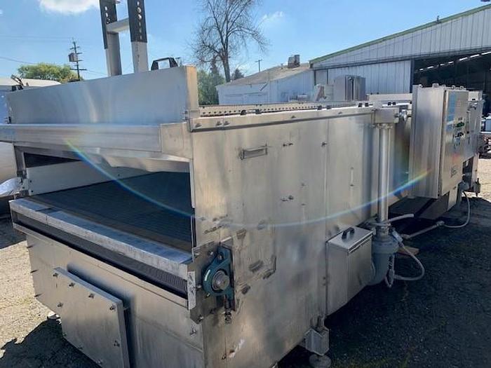 Used Unipak 6’ Wide x 20’ Long Pasteurizer/Cooling Tunnel Model620LH