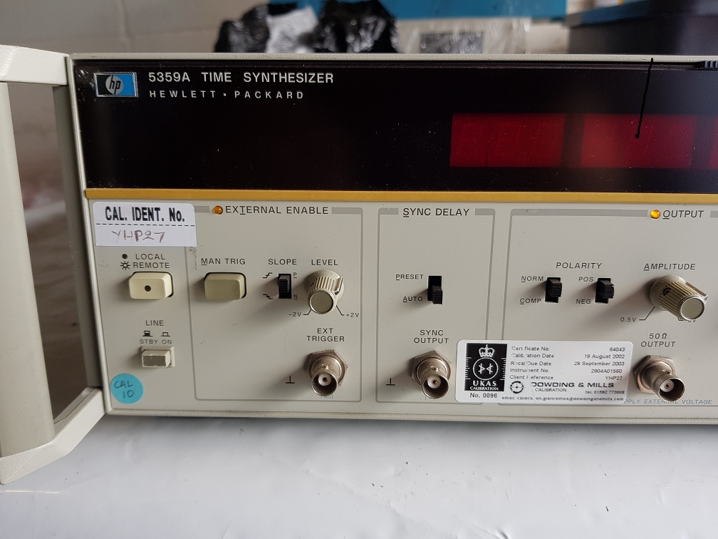 Used Hewlett Packard 5359A Time Synthesizer