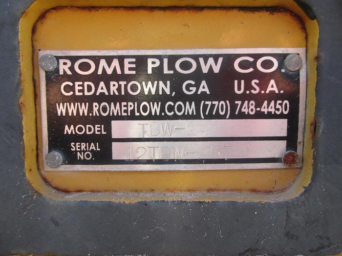 Used 2015 Rome TDW-24 Disc