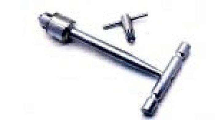 Used Drill Bone Hand T Handle with Chuck Jacobs 6.5mm and Key