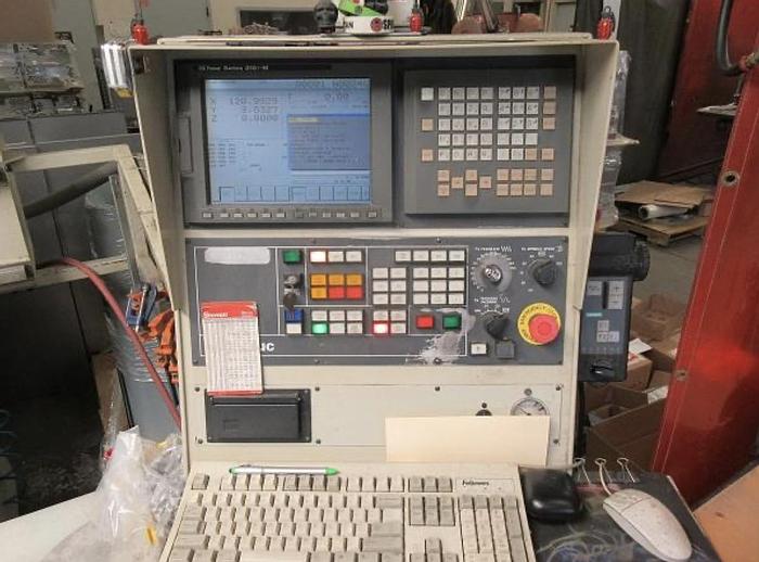 Used 2002 KOMO VF 512 ROUTER WITH GE FANUC SERIES 210-i-M CNC CONTROL