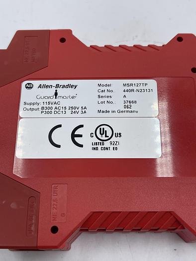 Used Allen-Bradley MSR127TP, 440R-N23114