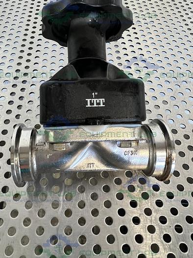 Used ITT 010-4197-961-00R CWP150 Diaphragm Valve w/ 1" Sanitary Fitting