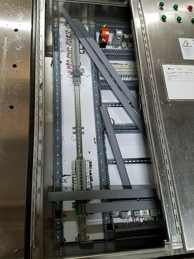 Used Hoffman Stainless A60C4912SSLP3PN4 60"X49"X12" Floor mountNema 4X Enclosure