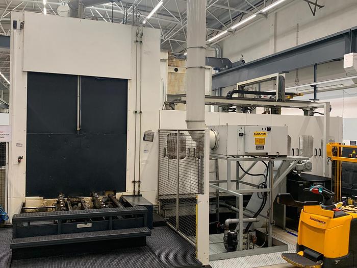 Gebraucht Universal Bearbeitungszentrum mit 2x Paletten-Wechsler BURKHARDT & WEBER MC 120 HV