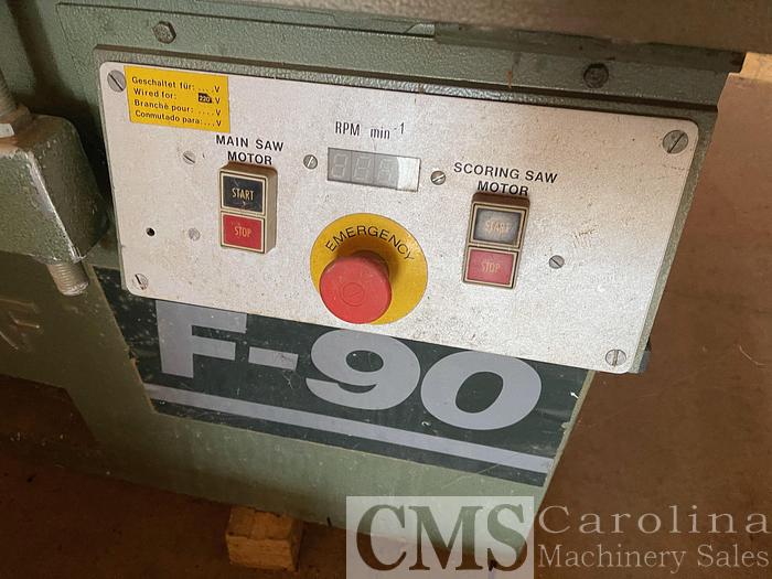 Used 1987 Altendorf F90 Sliding Table Saw