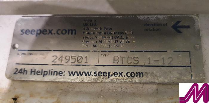 Used Seepex Progressive cavity pump BTCS 1-12