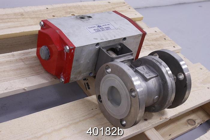 Used Bray 2" Ball Valve, Stainless Steel #40182