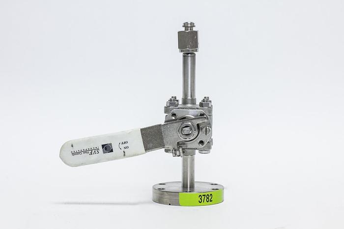 Used SVF SB76666ATETO CF3MN 1/2" Ball Valve 1500 PSI (3782)