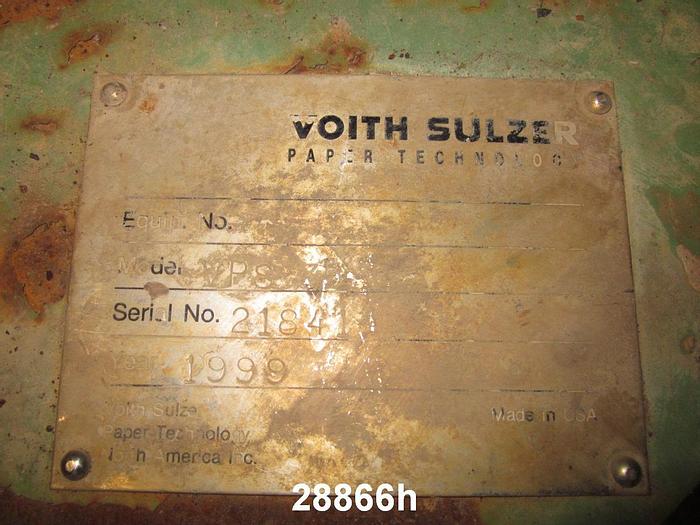 Used Voith VPS 35 Pressure Screen With Multifoil Rotor #28866