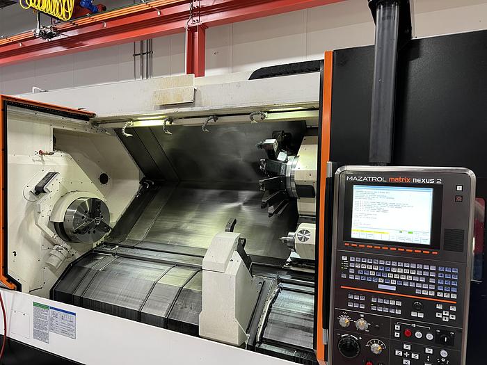 Used 2018 MAZAK QTN 450MY-II with Steady Rest Live Tooling & Y-Axis