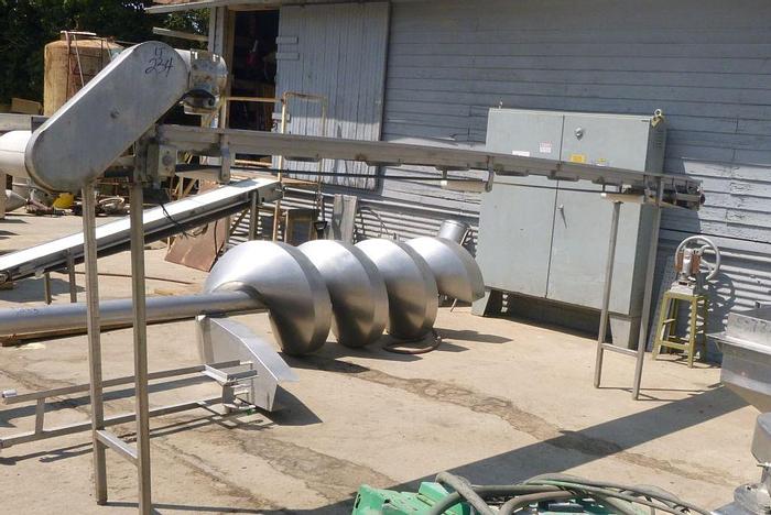 Used Conveyor, Belt, 12" X 192", S/st, 1 HP, #S744140