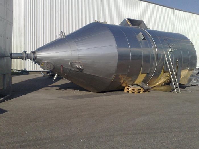 Used Pulse Jet Bag filter for exhaust air cleaning. AISI 304. Explosion proof.