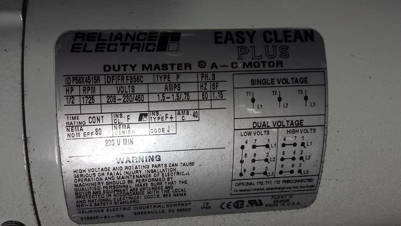 Used 7 GALLON VACUUM PROCESSOR TANK (25 LITERS) ITT. IND. SERIAL 2302433-2