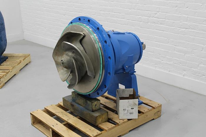 Used Goulds 3175 Pump Power End, 4-Vane 19.5" Dia. Stainless Steel Impeller #43922