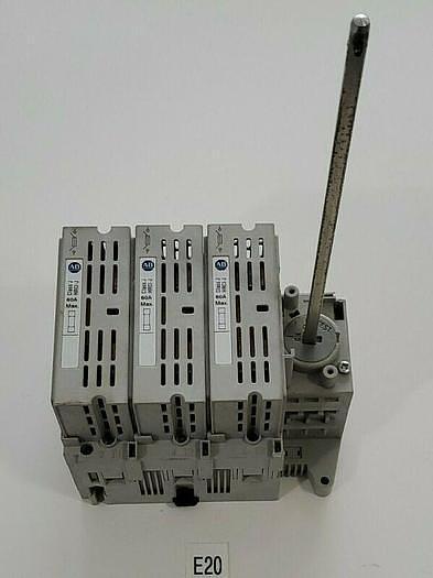 Used PREOWNED Allen Bradley 194R-J60-1753 Ser. A 3P 60A 600V Rotary Disconnect Switch