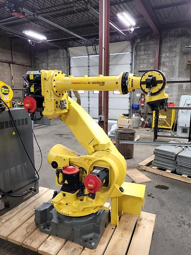 Refurbished FANUC R-2000ib/165F Industrial Robot with R30ia Controller - Only 16.4 Running Hours