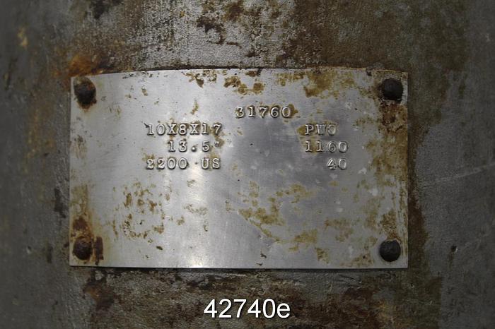 Used Allis Chalmers PWO 10x8x17 Pump #42740